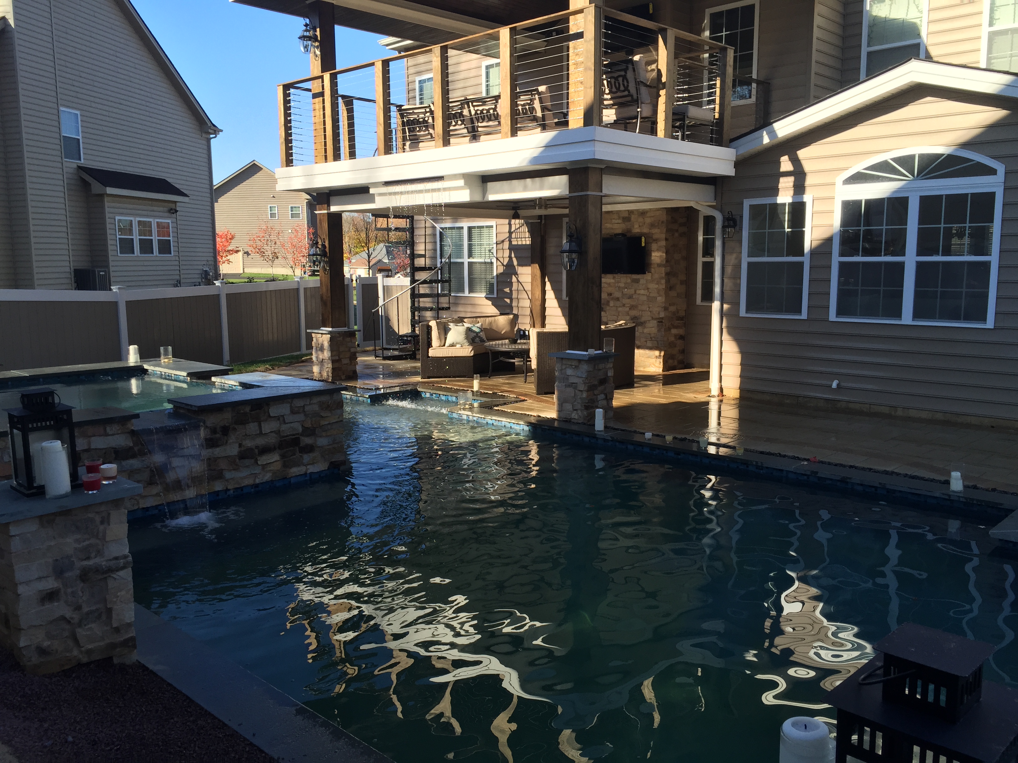 Trevose Pool with Outdoor Living 