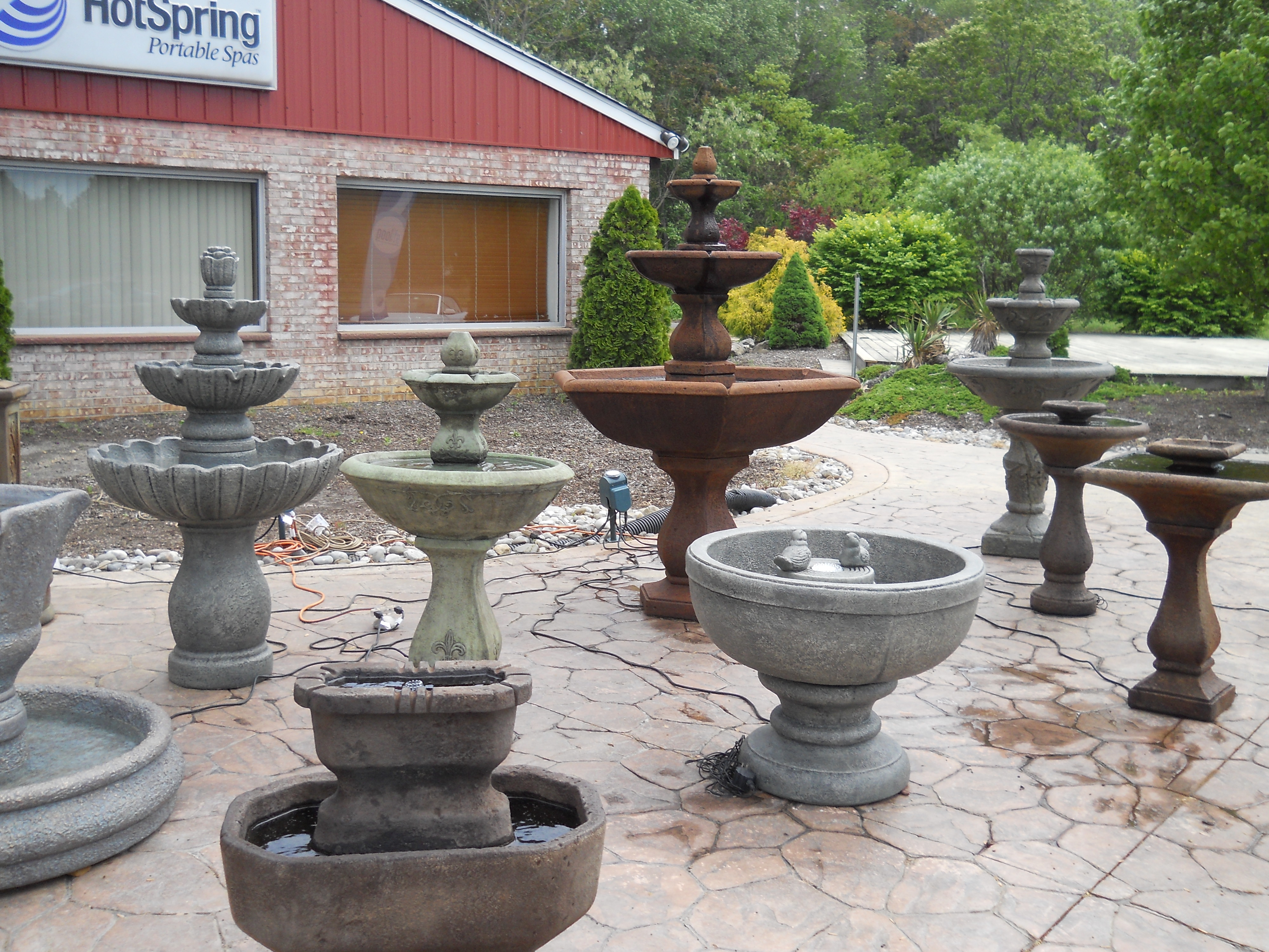 Piper Pools outdoor fountains, sculptures, ornaments