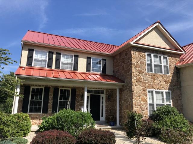 replacing shingle roof with metal seam roofing