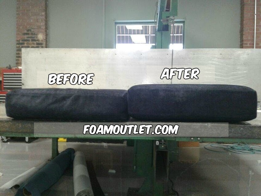 Couch Cushions - Before & After